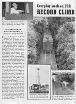"Everyday Work On PRR Record Climb," Page 11, 1952